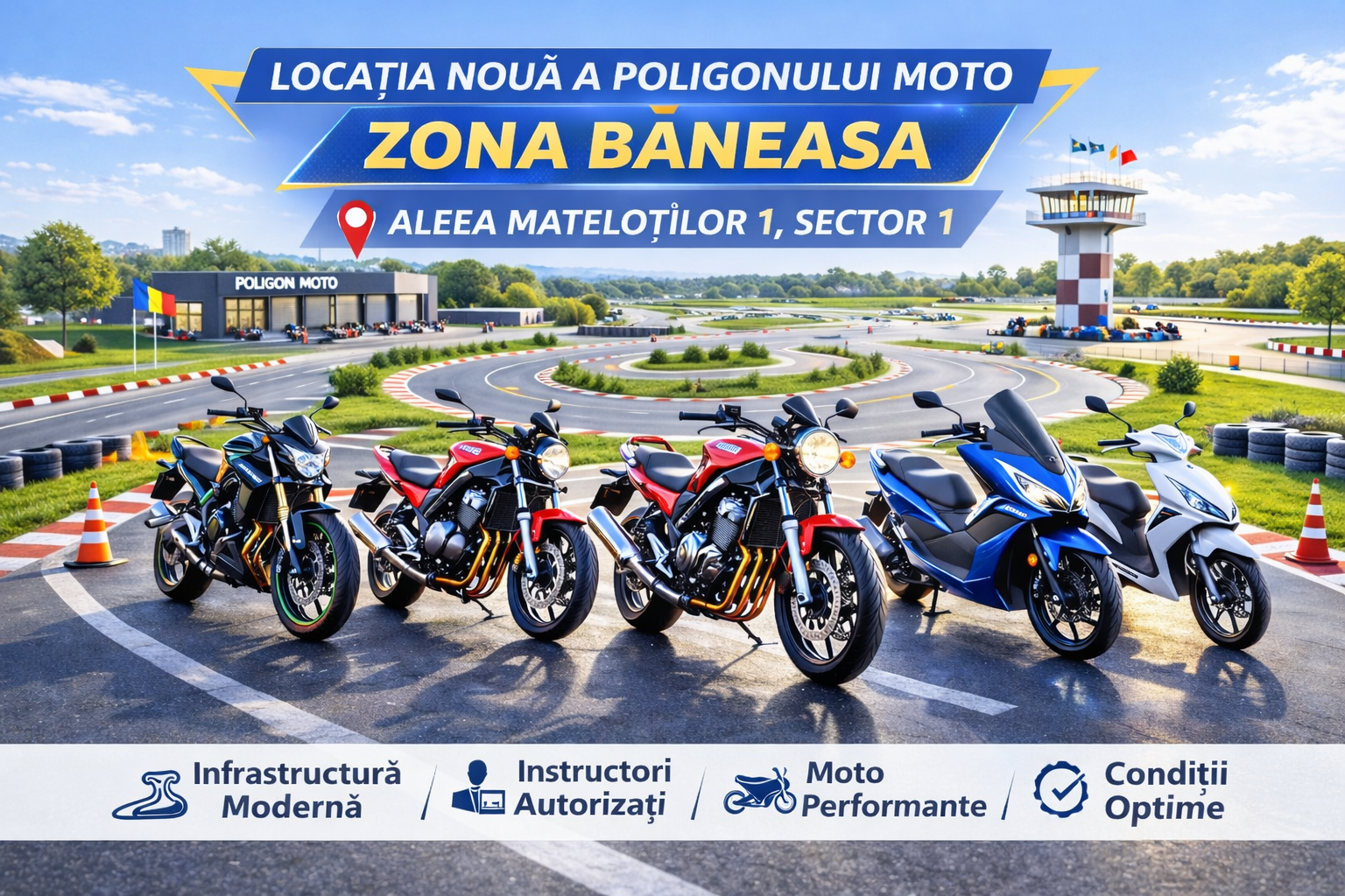 poligon-moto-baneasa-matelotilor Poligon moto Samtradi în Zona Băneasa, Sector 1 – pregătire pentru categoriile A, A2, A1, A1x și AM